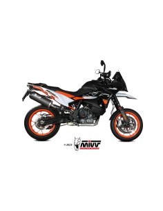 silencioso mivv oval acero negro carbon ktm 890 smt 2023 26 kt 021 lvc 2