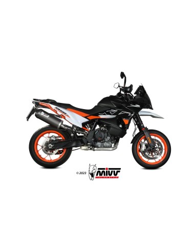 silencioso mivv oval acero negro carbon ktm 890 smt 2023 26 kt 021 lvc
