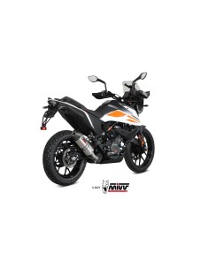 silencioso mivv oval titan c tapa carbono ktm 390 adventure 2020 24 kt 024 l4c 2