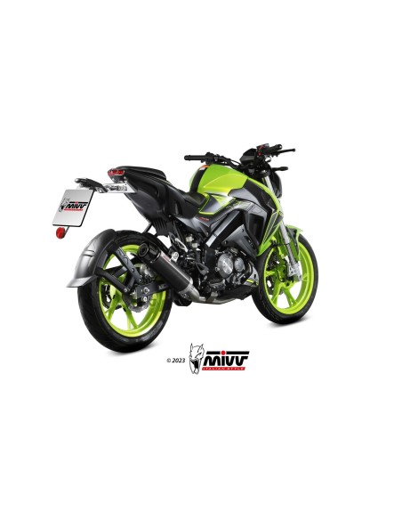 escape completo mivv 1x1 gp black con tapa carbono keeway rkf 125 2021 24 kw 001 lxbc