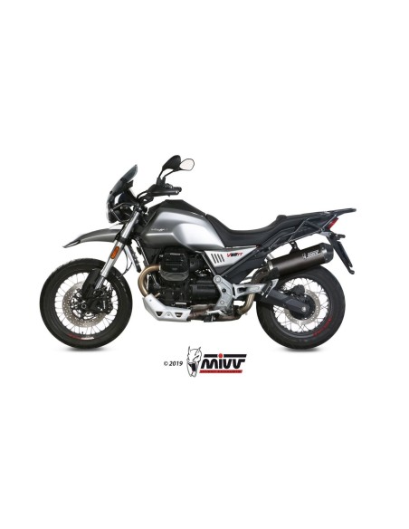 silencioso mivv oval carbono c tapa carbono moto guzzi v85 tt 2019 25 m 013 lec