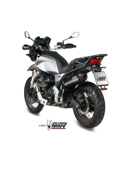 silencioso mivv oval carbono c tapa carbono moto guzzi v85 tt 2019 25 m 013 lec