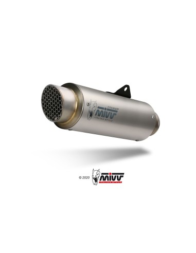 silencioso mivv gp pro titanium moto guzzi v100 mandello 2022 25 m 015 l6p