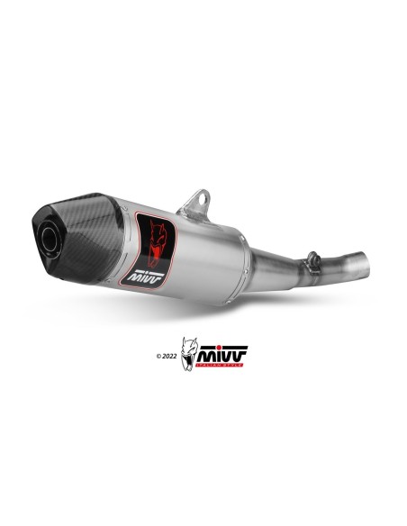 silencioso mivv oval titanium honda crf 450 2021 24 m ho 034 s4c