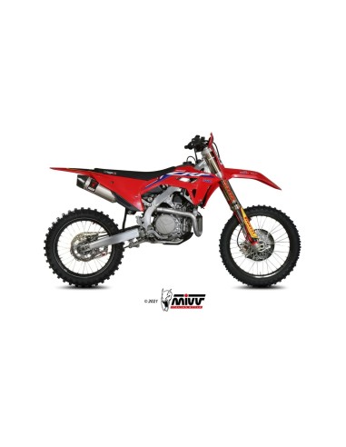 silencioso mivv oval st acero honda crf 450 2021 25 m ho 034 sxc