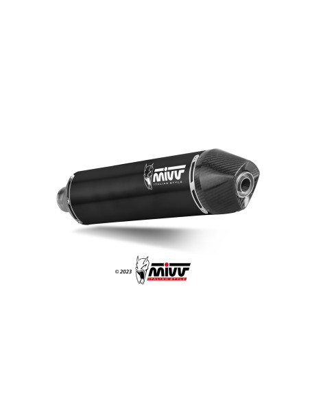 silencioso mivv str1 black ktm 690 enduro r 690 smc r 2019 23 m kt 031 lxbc