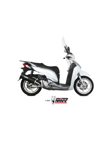 silencioso mivv mover black honda sh 300 2007 14 sh 300 2015 20 mv ho 0001 lv
