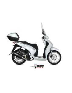escape completo mivv 1x1 mover black honda sh 125 2013 16 sh 150 2013 16 mv ho 0003 lv