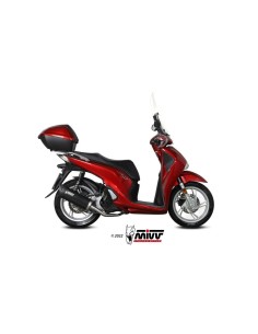 escape completo mivv 1x1 mover black honda sh 125 sh 150 2017 19 mv ho 0005 lv
