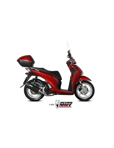 escape completo mivv 1x1 mover black honda sh 125 sh 150 2017 19 mv ho 0005 lv