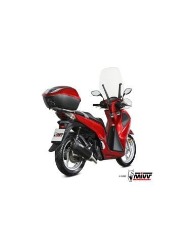 escape completo mivv 1x1 mover black honda sh 125 sh 150 2017 19 mv ho 0005 lv