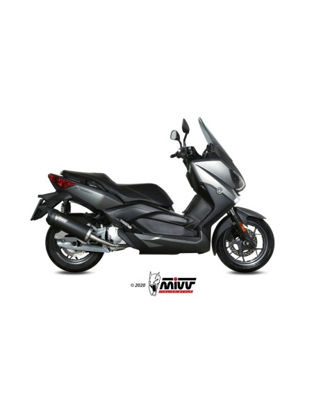 silencioso mivv mover black yamaha x max 125 2017 20 mv ya 0002 lv
