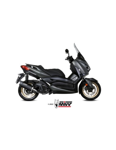 escape completo mivv 1x1 mover black yamaha x max 125 2021 24 mv ya 0007 lv