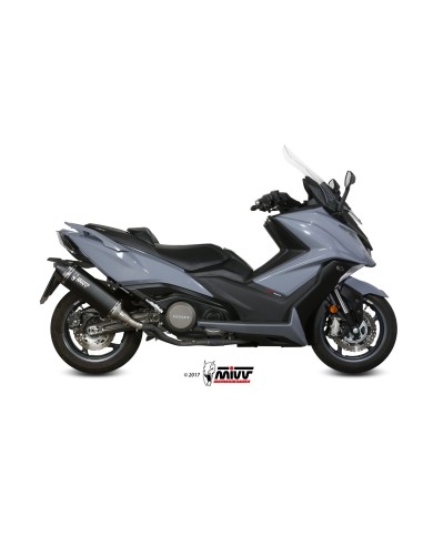 escape completo mivv 2x1 speed edge black kymco ak550 2017 20 o 009 lrb
