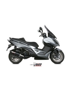 silencioso mivv oval acero negro carbon kymco xciting 400i 2013 18 o 010 lvc 2