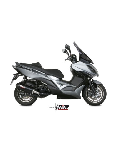 silencioso mivv oval acero negro carbon kymco xciting 400i 2013 18 o 010 lvc