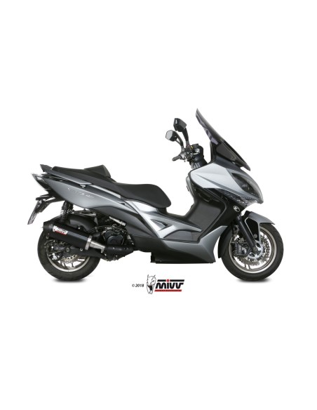 silencioso mivv oval acero negro carbon kymco xciting 400i 2013 18 o 010 lvc