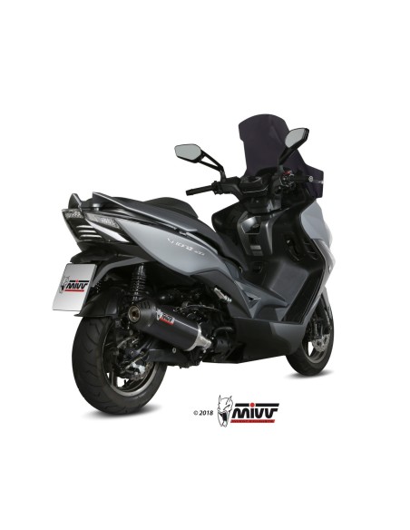 silencioso mivv oval acero negro carbon kymco xciting 400i 2013 18 o 010 lvc
