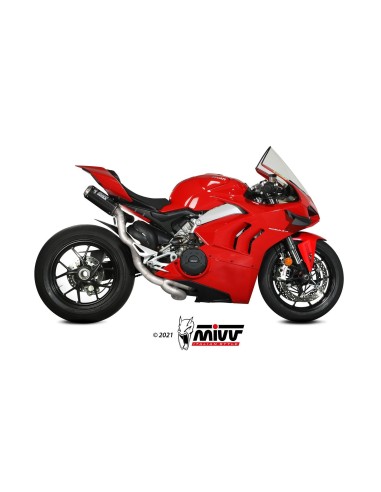 escape completo mivv 2x2 mk3 carbono ducati panigale v4 2018 22 r du 0005 sm3c