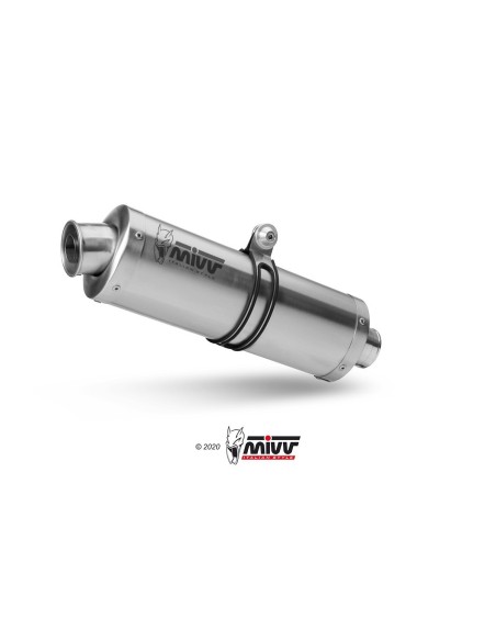 silencioso mivv oval st acero royal enfield scram 411 2022 24 himalayan 2021 23
