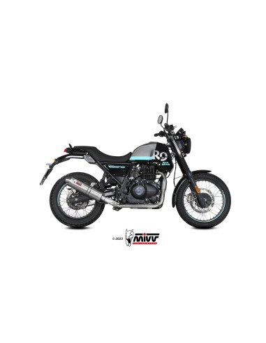 silencioso mivv oval st acero royal enfield scram 411 2022 24 himalayan 2021 23