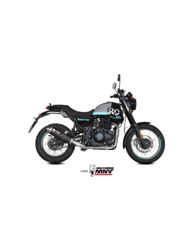 silencioso mivv oval black royal enfield scram 411 2022 24 himalayan 2021 23 re 001 lz