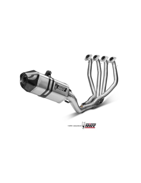 escape completo mivv 4x2x1 speed edge full titanium kawasaki zx 6 r 2009 16 r ka 0001 srt