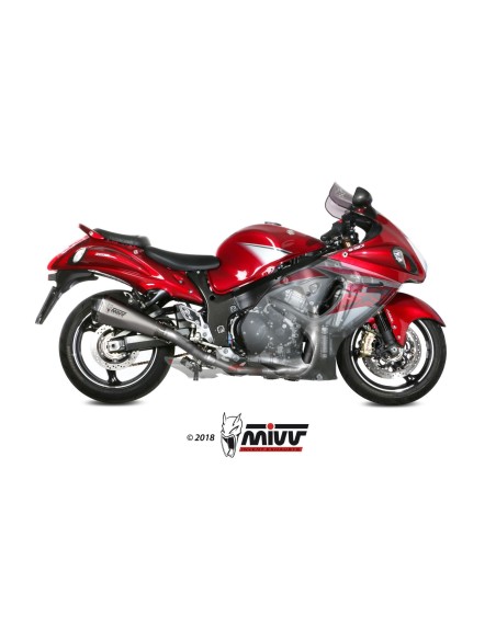escape completo mivv 4x2x1 delta race full titanium suzuki gsx r 1300 hayabusa 2008 17