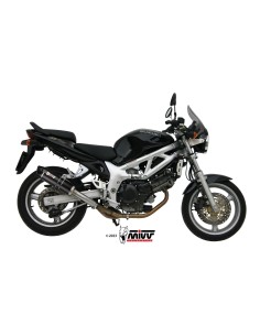 silencioso mivv gp carbon c tapa carbono suzuki sv 650 1999 02 s 004 l2sc
