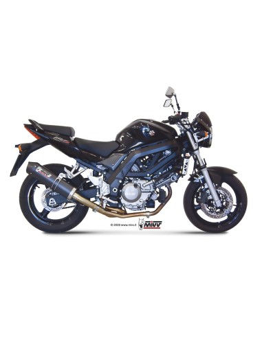silencioso mivv oval carbono c tapa carbono suzuki sv 650 2004 sv 650 2005 15 s 015 l3c