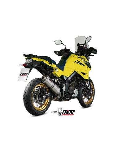 silencioso mivv oval acero suzuki dl v strom 1000 xt 2014 20 v strom 1050 xt 2020 26
