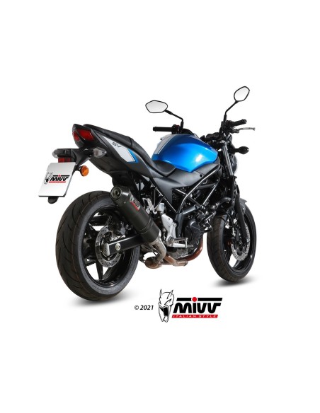 silencioso mivv oval carbono c tapa carbono suzuki sv 650 x 2016 25 s 045 l3c