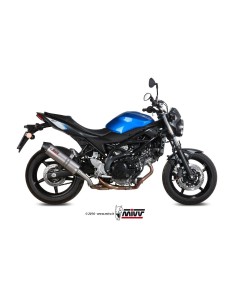 silencioso mivv oval titan c tapa carbono suzuki sv 650 x 2016 25 s 045 l4c 2