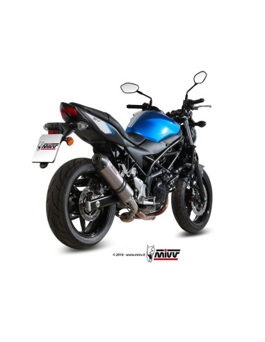 silencioso mivv oval titan c tapa carbono suzuki sv 650 x 2016 25 s 045 l4c