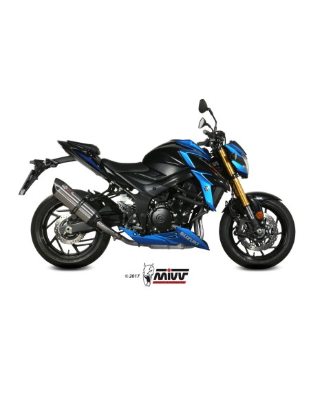 silencioso mivv suono st acero carbono suzuki gsx s 750 2017 20 s 048 l7