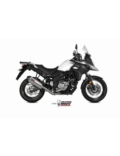 escape completo mivv 2x1 oval titan con tapa carbono suzuki dl v strom 650 xt 2017 25