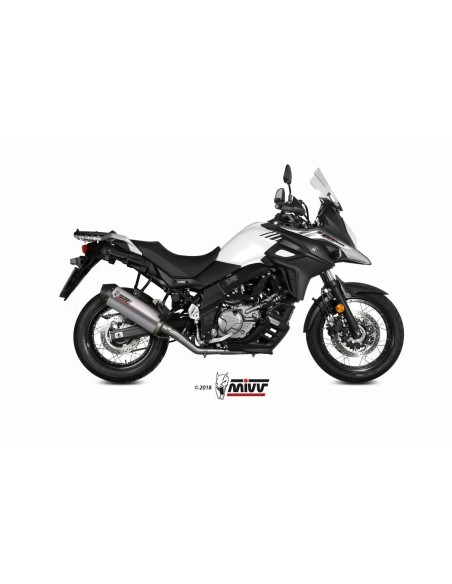 escape completo mivv 2x1 oval titan con tapa carbono suzuki dl v strom 650 xt 2017 25