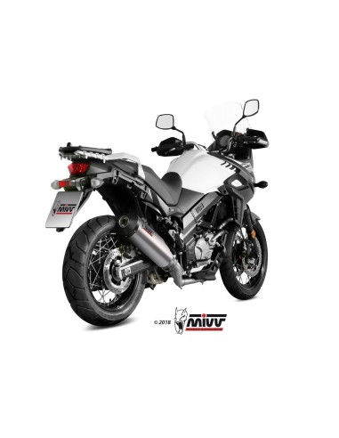 escape completo mivv 2x1 oval titan con tapa carbono suzuki dl v strom 650 xt 2017 25