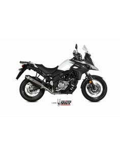 escape completo mivv 2x1 speed edge black suzuki dl v strom 650 xt 2017 25 s 049 lrb