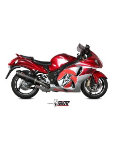 silenciosos mivv oval carbono c tapa carbono suzuki gsx r 1300 hayabusa 2008 17 s 052 lec 2