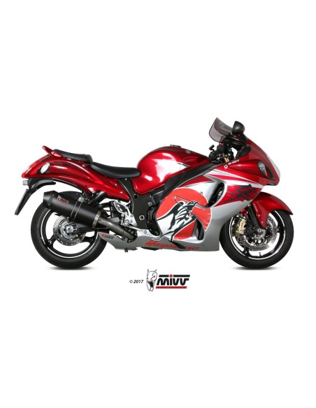 silenciosos mivv oval carbono c tapa carbono suzuki gsx r 1300 hayabusa 2008 17 s 052 lec