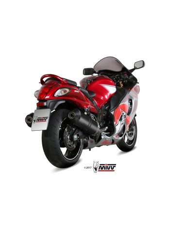 silenciosos mivv oval carbono c tapa carbono suzuki gsx r 1300 hayabusa 2008 17 s 052 lec