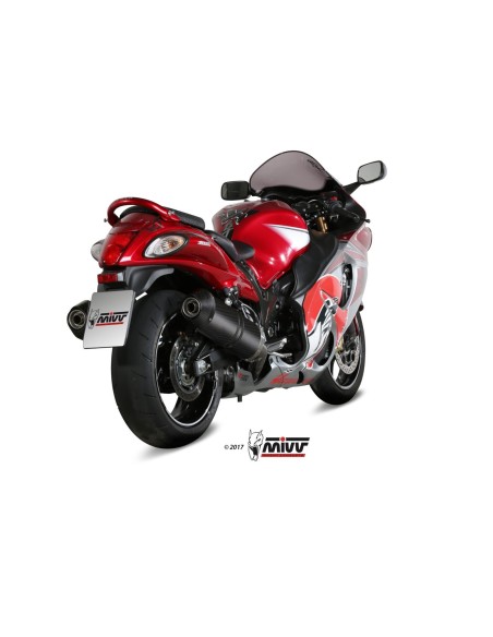 silenciosos mivv oval carbono c tapa carbono suzuki gsx r 1300 hayabusa 2008 17 s 052 lec