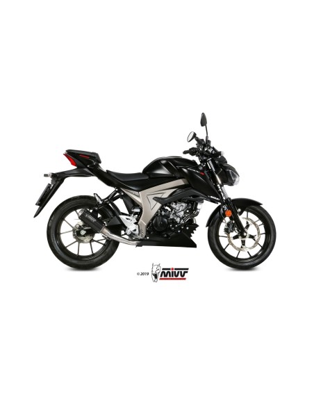 escape completo mivv 1x1 mk3 carbono suzuki gsx r 125 gsx s 125 2017 20 s 055 sm3c