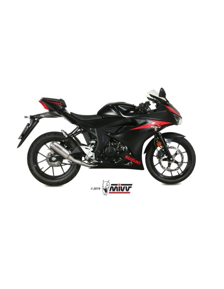 escape completo mivv 1x1 mk3 st steel suzuki gsx r 125 gsx s 125 2017 20 s 055 sm3x