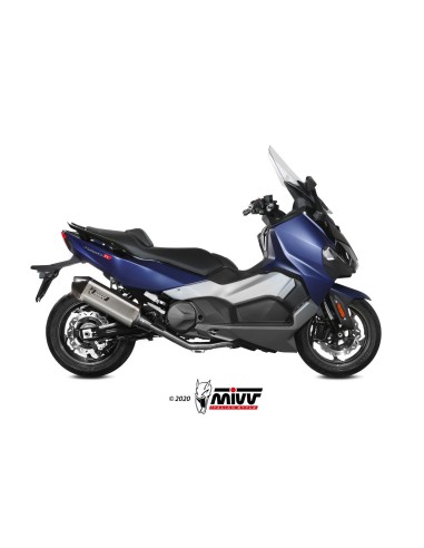 escape completo mivv 2x1 speed edge st steel con tapa carbono sym maxsym tl 500 508 2020