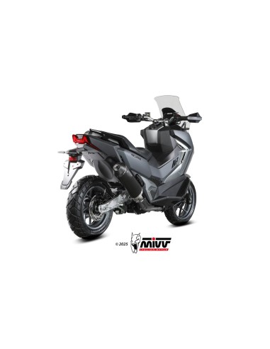 silencioso mivv oval black con tapa de carbono sym adxtg 400 2025 26 sy 004 kvc