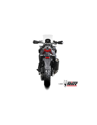 silencioso mivv oval black con tapa de carbono sym adxtg 400 2025 26 sy 004 kvc