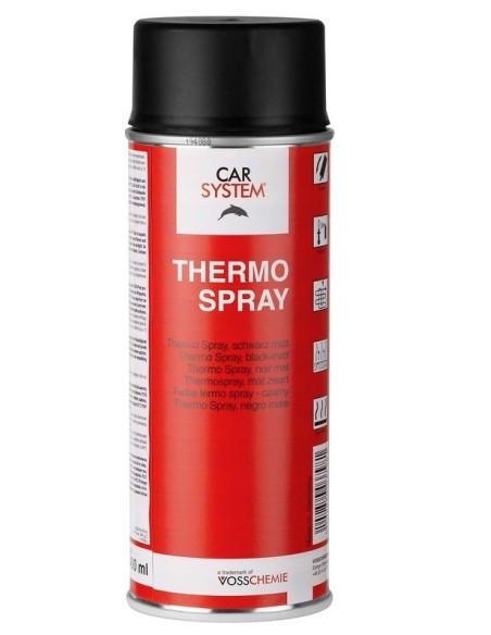 pintura anticalorica carsystem 126086 thermo spray negro mate 400 ml hasta 650 c