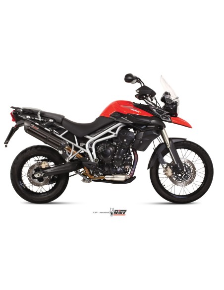 silencioso mivv suono acero negro carbon triumph tiger 800 xc xr xrx xcx xrt xca 11 16